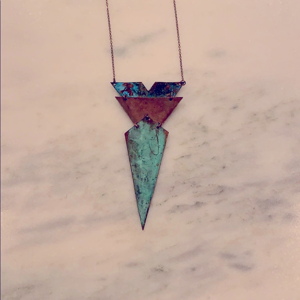 One of a kind metal necklace
